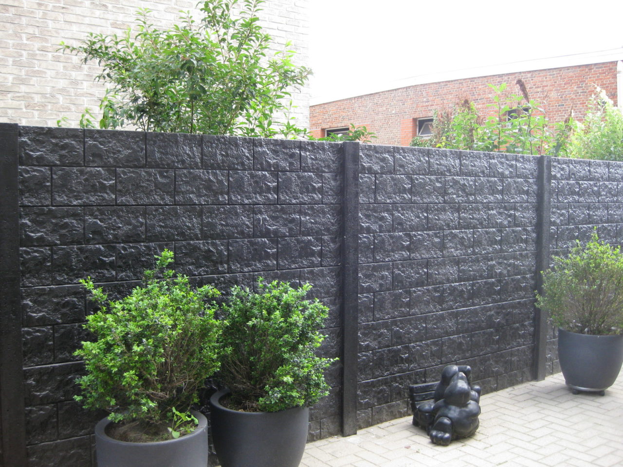 JB-Betonzaun - Casa Stone II | Dekorativer Sichtschutz aus Beton